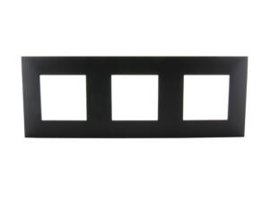 Legrand Valena Next triple plaque de recouvrement vertical/horizontal noir