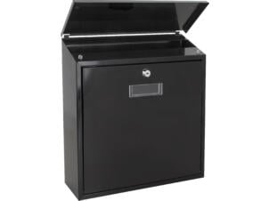 Starcko Valencia boîte aux lettres acier laqué noir