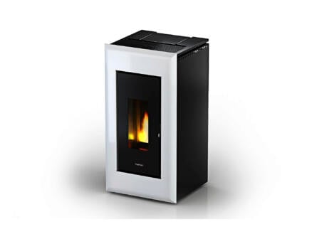 FreePoint Vega Airtight pelletkachel 10,5kW wit
