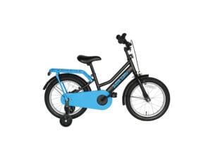 Vélo enfant 16" gris/bleu