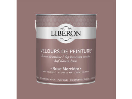 Velours de peinture peinture murale et plafond rose mercière 2,5l | Hubo
