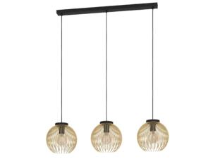Eglo Venezuela hanglamp E27 max. 3x40 W zwart/goud
