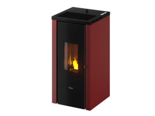 Pegaso Vera poêle à pellets 7kW rouge