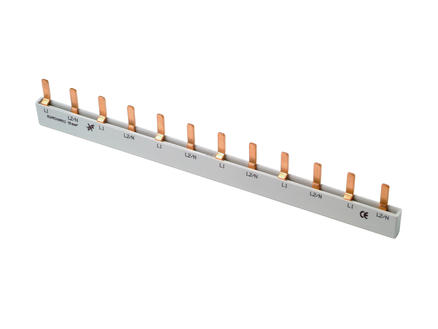 Profile Verbindingsrail pin 10mm² 12 modules 1