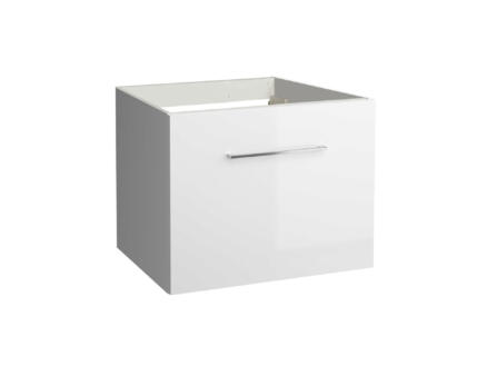 Allibert Verone meuble lavabo 60cm blanc brillant 1