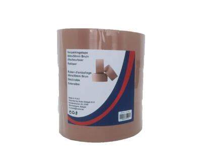 Verpakkingstape 66m x 50mm bruin 3 stuks