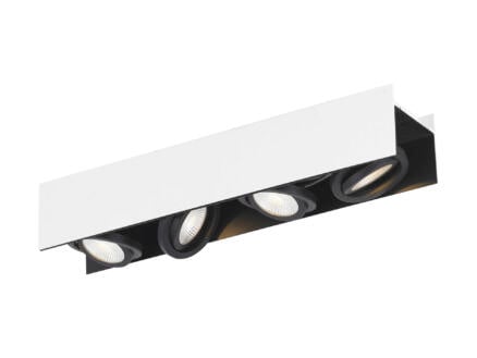 Eglo Vidago LED plafondlamp 4x5,4 W dimbaar wit/zwart 1