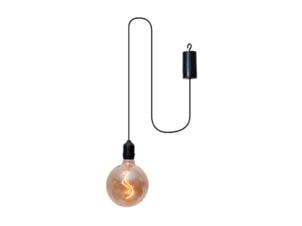 Eglo Vignanello LED hanglamp 0,06W amberglas/zwart