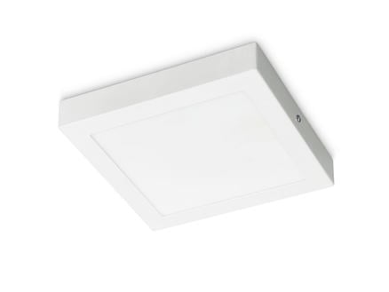 Prolight Villo plafonnier LED carré 18W blanc 1