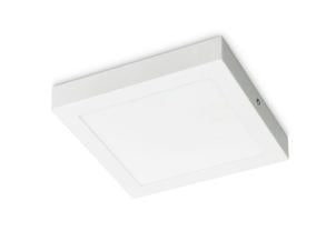 Prolight Villo plafonnier LED carré 18W blanc