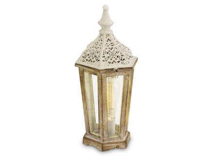 Eglo Vintage Konghorn lampe de table E27 60W argent 1