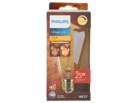 Philips Vintage LED Edisonlamp filament E27 5,5W dimbaar gold