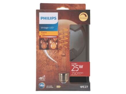 Philips Vintage LED bollamp filament E27 4,5W dimbaar 1