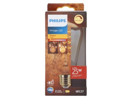 Philips Vintage ampoule LED Edison filament verre ambré E27 4,5W dimmable 1