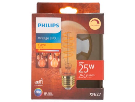 Philips Vintage bollamp filament E27 25W gold 1