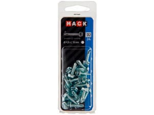 Mack Vis autoforantes H8 16x4,8 mm zingué 24 pièces