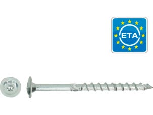 Vis construction 60x8 mm zingué 50 pièces