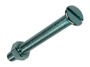 Mack Vis métal avec écrou 50x6 mm zingué 6 pièces