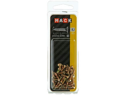 Mack Vis pour aggloméré PZ2 12x3,5 mm bichromate 45 pièces