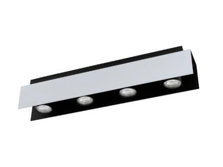 Eglo Viserba LED balkspot GU10 4x5 W wit/zwart
