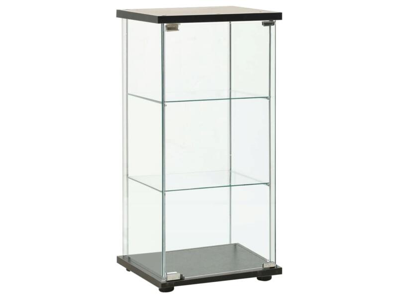 Vitrine verre trempé noir | Hubo