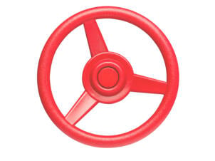 Volant 30cm rouge