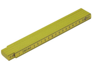 Mack Vouwmeter 2m kunststof geel