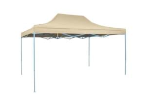 Vouwtent pop-up 3x4,5 m crèmewit