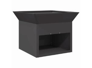 Vuurkorf 50x50x40 cm staal zwart