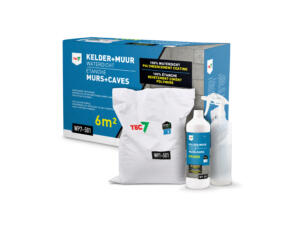 Tec7 WP7-501 waterdichting kelder/muur 10kg +1l