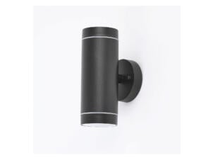 Wandlamp up/down 2x3,5 W zwart
