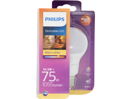 Philips Warm Glow LED peerlamp E27 11W dimbaar 1