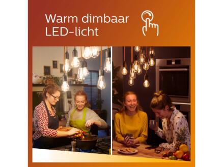 Philips WarmGlow LED spot GU10 3,8W dimbaar 2 stuks