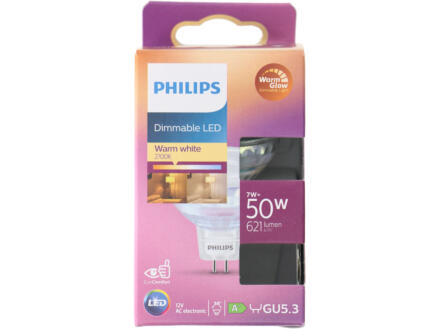 Philips WarmGlow LED spot GU5.3 7W dimbaar 1