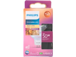Philips WarmGlow LED spot GU5.3 7W dimbaar