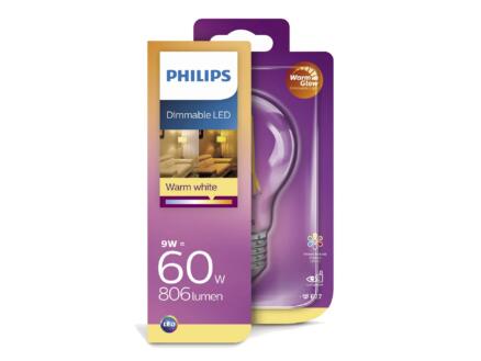 Philips WarmGlow ampoule LED poire filament 8W E27 dimmable 1