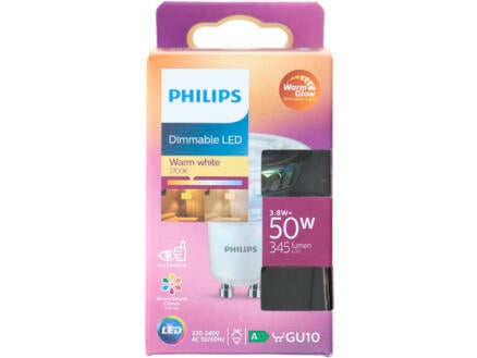 Philips WarmGlow spot LED GU10 3,8W dimmable 1