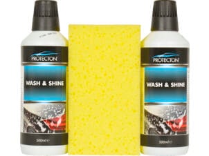 Protecton Wash & Shine 2x500ml avec éponge