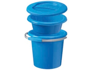 Sunware Water-line schoonmaakset 3-delig 5l & 12l blauw