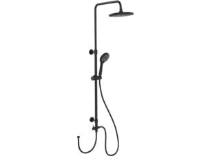 Wenko WaterSaving doucheset mat zwart
