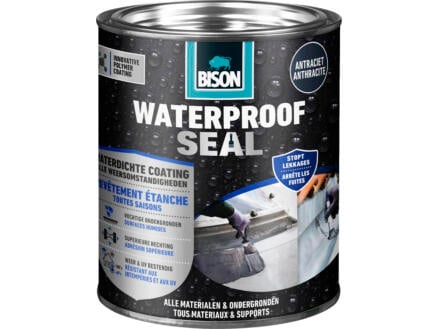 Bison Waterproof Seal coating 1kg antraciet 1