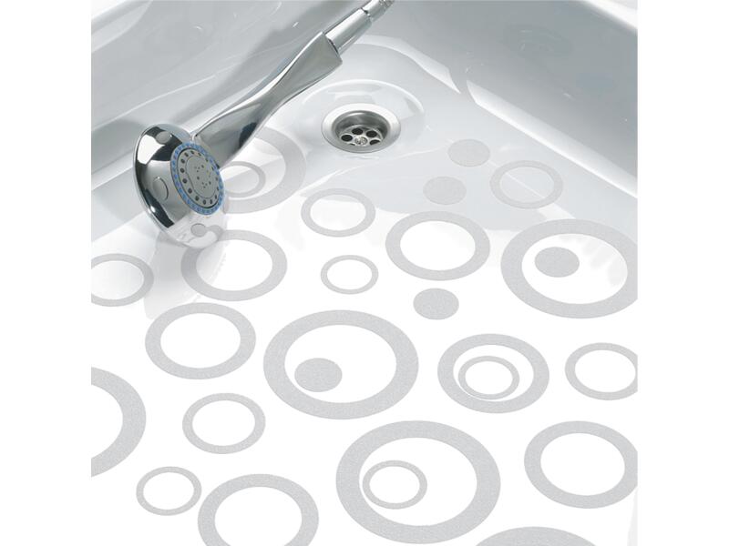 Sealskin Waterrings autocollant antidérapant douche et bain 190mm 6 pièces