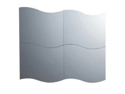 Lafiness Wave miroir 33x30 cm 4 pièces 1