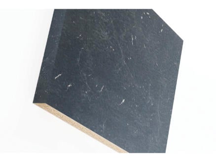 Werkblad recht 305x64x4 cm black marble 1