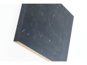 Werkblad recht 305x64x4 cm black marble