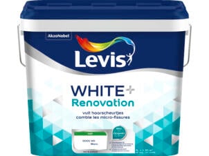 Levis White+ Renovation muur- en plafondverf mat 5l wit