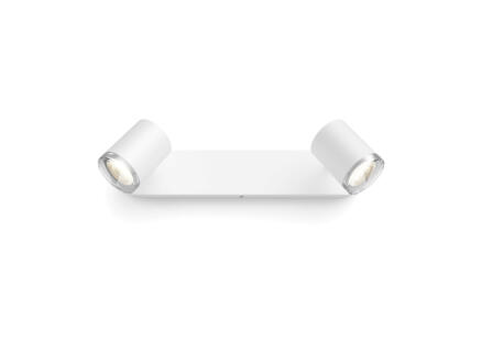 Philips Hue White Ambiance Adore LED balkspot GU10 2x5,5 W + dimmer wit 1