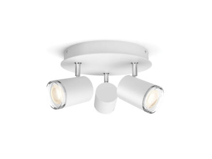 Philips Hue White Ambiance Adore LED plafondspot GU10 3x5,5 W dimbaar + afstandsbediening wit 1