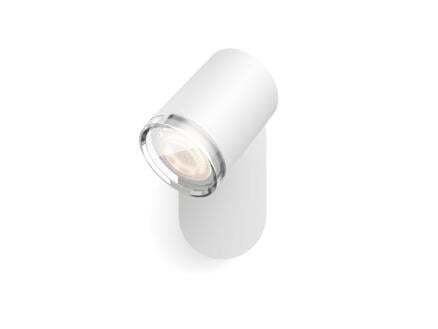Philips Hue White Ambiance Adore LED wandspot GU10 5,5W + dimmer wit 1