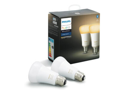 Philips Hue White Ambiance LED peerlamp E27 9,5W dimbaar 2 stuks 1